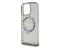 Guess IML Flowers Wreath do iPhone 16 Pro czarny - 1279184 - zdjęcie 2